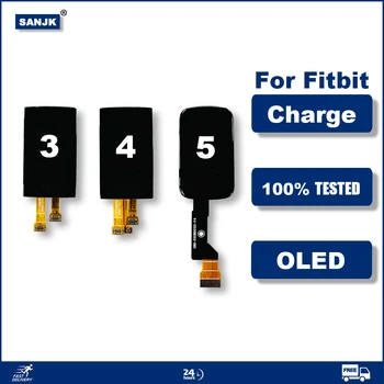 Для Fitbit charge 3 charge4 Смарт-Спортивный браслет Замена ЖК-дисплея с сенсорным экраном, Подходит для ЖК-сборки Fitbit Charge 5