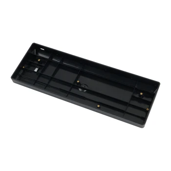 Пластиковый корпус для 60% механической клавиатуры Пластиковый корпус подходит для большинства мини-механических клавиатур GH60 A60 DZ60 XD60 черного цвета