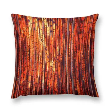 Абстрактная подушка в оранжевую полоску Прямоугольный чехол для диванных подушек Чехлы для диванных подушек Чехлы для диванов