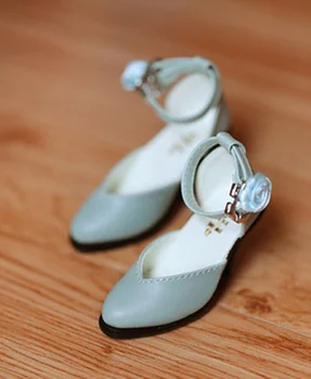 Белые Синие туфли на высоком каблуке 1/3 для женщин, модель куклы BJD SD
