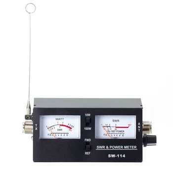 SW-114 SWR / RF / Тест на напряженность поля, измеритель относительной мощности, 3-функциональный аналоговый