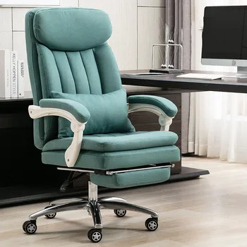 Офисные кресла с подушками на полу, Компьютерный Удобный Роскошный акцент для чтения, Эргономичные стулья для гостиной, Шезлонги для учебы, Мебель