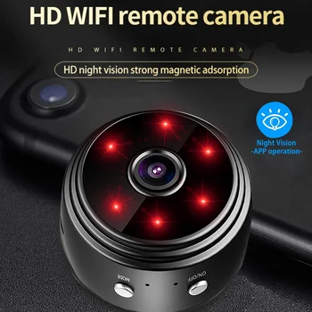 IP-Камера HD1080P Домашняя Безопасность Беспроводная Wifi Мини-Камера Небольшое Видеонаблюдение Инфракрасного Ночного Видения Обнаружение Движения Слот Для SD-карты Аудио