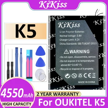 Оригинальный аккумулятор KiKiss емкостью 4550 мАч для OUKITEL K5 K5 Bateria