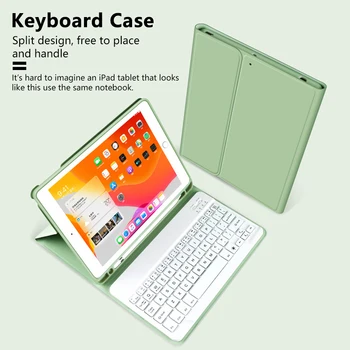 клавиатура для ipad 10.2 Чехол с клавиатурой для iPad 7-го поколения Чехол для iPad Air 3 10.5 mini 5 7.9 Air 9.7 2017/2018 чехол-клавиатура