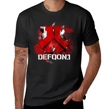 Новая футболка DEFQON.1, летние топы, милая одежда, быстросохнущая футболка, мужские белые футболки