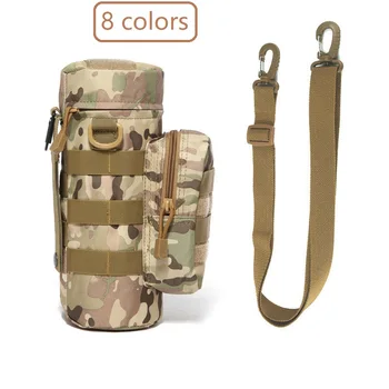 Тактическая водная боевая сумка Охотничья походная сумка для кемпинга Molle Держатель чайника Сумка с ремнем Армейское военное камуфляжное снаряжение