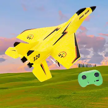 Игрушки-модели самолетов, Пенопластовый самолет с дистанционным управлением, светодиодный планер, игрушки для парка, летающие игры для детей и взрослых