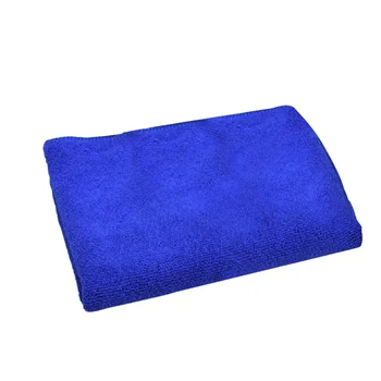 Квадратное полотенце, салфетка для сушки автомобиля, синее оборудование для ухода за автомобилем, абсорбирующее волокно 20x20 см