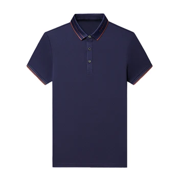 Мужская деловая Спортивная рубашка поло для гольфа с коротким рукавом Топы на лето Модная Повседневная мужская одежда A9916