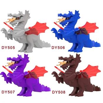 DY505 DY506 DY507 DY508 Строительные Блоки Большой Дракон Фигурки Игрушки Рождественский Подарок Для Детей DY501 DY502 DY503 DY504