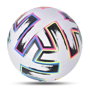 Футбольный мяч из Полиуретанового Материала Размера 5, сшитый Машиной Для Тренировки Команды на Открытом Воздухе, Тренировочный Матч, Футбольные Мячи Высокого Качества bola de futebol