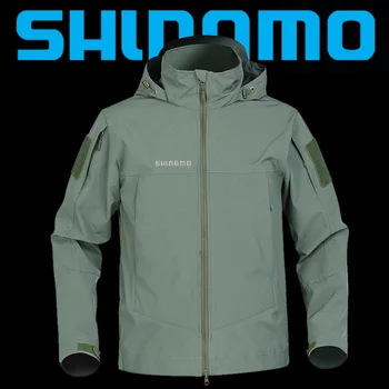 Рыболовная одежда Soft Shell Мужская тактическая ветрозащитная водонепроницаемая куртка Спецназ Мужская армейская боевая куртка Мужская походная куртка