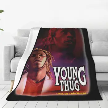 Молодой бандит, флисовое одеяло рэпера
Одеяла в стиле хип-хоп на заказ для домашнего гостиничного дивана 125*100 см