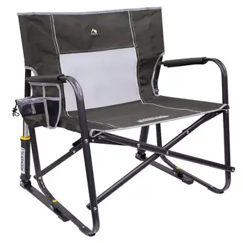 Кресло-качалка XL, оловянно-серое, Кресло для взрослых