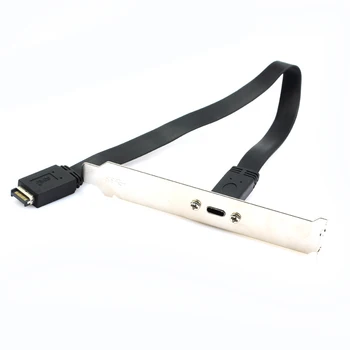 Разъем кабеля расширения материнской платы USB 3.1 Type C для заголовка передней панели Type E