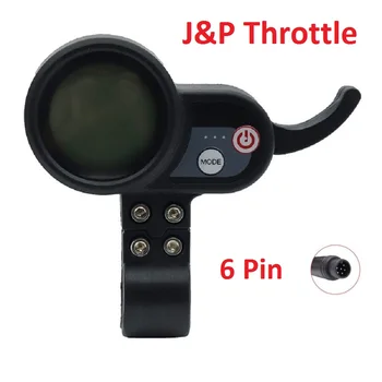 JP Дроссель-акселератор 36 В 48 В 60 В Универсальный ЖК-дисплей, измеритель приборной панели, 6 контактов для деталей электрического скутера