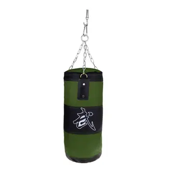 Боксерская груша, Боксерский мешок с песком с железными подвесными цепями, Кикбоксинг для взрослых