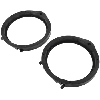 2шт Черные 6,5-дюймовые Переходные кольца для крепления автомобильных динамиков для Honda Civic Accord Crv Fit City