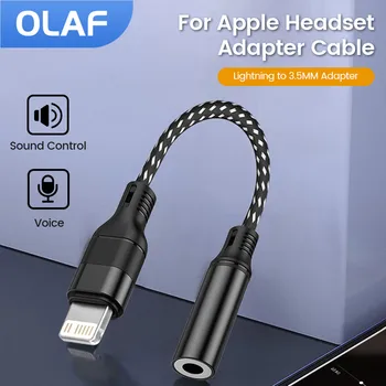 Olaf Lightning с разъемом Bluetooth для наушников 3,5 мм, конвертер цифрового аудиоадаптера Type C DAC Hi Fi Audio Aux Adapter для Iphone