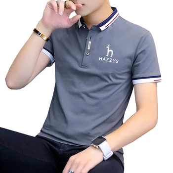мужская рубашка поло с коротким рукавом и отложным воротником приталенного покроя, мужская летняя повседневная футболка размера плюс 2023
