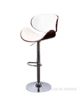 Барный стул с современной простой домашней спинкой, высокий табурет для бара, кофейня, магазин молочного чая, стул для стойки регистрации