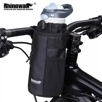 Держатель для велосипедной бутылки Rhinowalk, сумка для переноски велосипедной бутылки с водой, изолированный Чайник, сумка для руля дорожного велосипеда MTB, Аксессуары