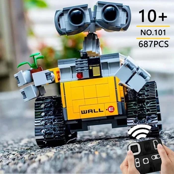 2023 Совершенно новых 687 штук Электрического высокотехнологичного приложения RC Robot Motor Power Function Строительные блоки Детская игрушка в подарок