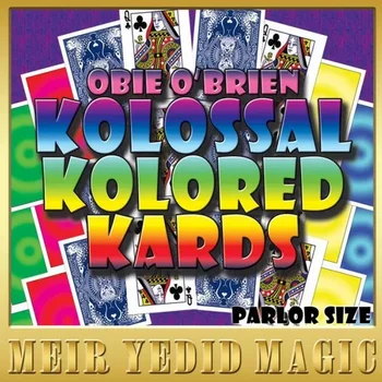 Колоссальные разноцветные карты от Obie O'Brien -Magic tricks