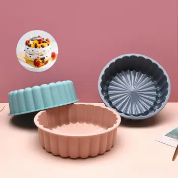 Силиконовая форма для выпечки торта, устойчивая к разрыву, форма для выпечки силиконовой жевательной резинки 