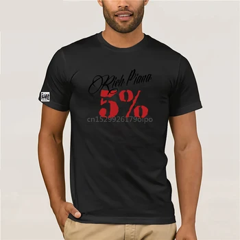 Крутая мужская футболка с логотипом RIP RICH PIANA 5%, размер США S - 3XL