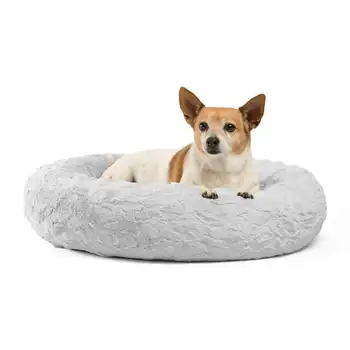 Кровать для собак Cuddler Lux из искусственного меха, 23 