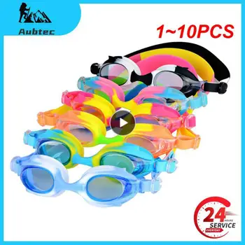 Плавательные очки от 1 до 10шт, интегрированный дизайн, высококачественные силиконовые защитные очки, цельный дизайн, лабораторные очки