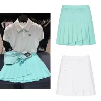 Женская юбка трапециевидной формы St andrew Goolf, уменьшающая возраст, спортивная дышащая юбка с высокой талией, короткие брюки-кюлоты для гольфа.