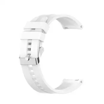 Силиконовый ремешок для смарт-часов Huawei Watch GT3 /GT Runner, браслет с серебристой стальной пряжкой, аксессуары для смарт-часов