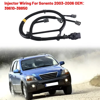 Проводка инжектора для Hyundai Terracan 2002-2006, для Kia Sorento 2003-2006, Жгут проводов топливной форсунки двигателя 39610-39850