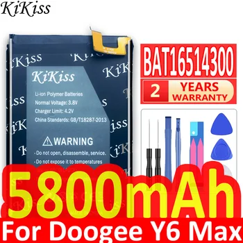 Аккумулятор Для Мобильного Телефона Doogee Y6 Max Y6Max Replacemeny Batteria BAT16514300 5800mAh