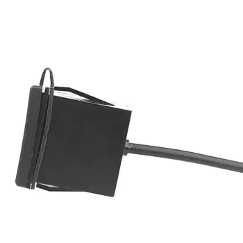 Автомобильное зарядное Устройство 2.4A Адаптер с одним USB Квадратной Формы Водонепроницаемый 12 В 24 В Розетка Адаптер питания Переключатель Интеллектуальное Зарядное Устройство Адаптер для