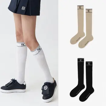 2023 Новые Корейские женские носки для гольфа, весенне-летние чулки с буквами, простые удобные универсальные носки