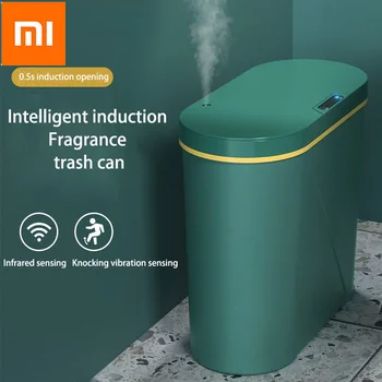 Интеллектуальное мусорное ведро Xiaomi для домашнего творчества, автоматическое кухонное интеллектуальное мусорное ведро с датчиком и ванной комнатой с ароматерапией