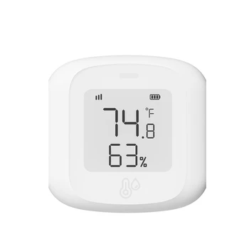 Tuya Smart Wifi Датчик Температуры И Влажности Для Помещений, Гигрометр, Термометр + ЖК-Дисплей Для Alexa Google Home