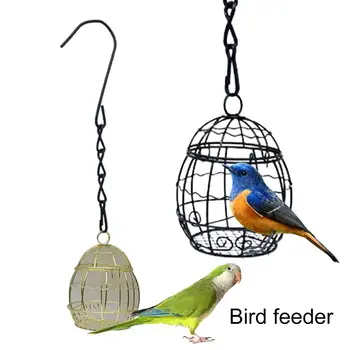 Многофункциональная кормушка для попугаев, прочная подвесная кормушка для птиц, устойчивая к укусам Кормушка, подвесная кормушка для птиц на открытом воздухе