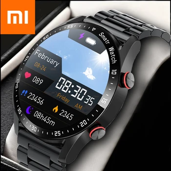 Xiaomi Новые смарт-часы с AMOLED-экраном ECG + PPG, музыкальный плеер для звонков по Bluetooth, мужские часы, спортивные Водонепроницаемые Роскошные умные часы