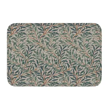 Персонализированный Винтажный коврик William Morris из ивовой ветки, Противоскользящий коврик с цветочным текстильным рисунком, Кухонный коврик для туалета, ковер 40 *60 см