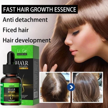 Средства для роста волос Эфирное масло для быстрорастущих волос Натуральное Средство Против выпадения Волос Предотвращает Восстановление Поврежденных Волос Уход Сухие Вьющиеся