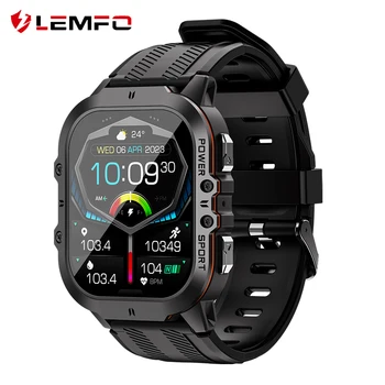 LEMFO C26 Смарт-Часы Для Мужчин С AMOLED Экраном 1,96 