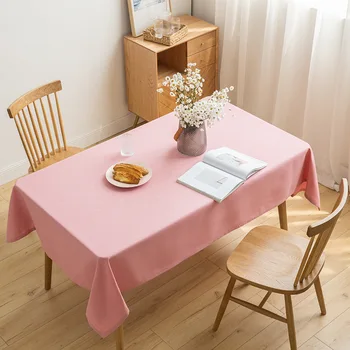 Скатерть ins simple pure color table cloth_Ling3