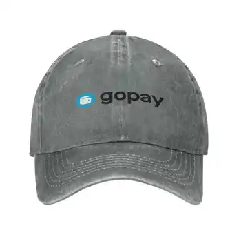 Графическая повседневная джинсовая кепка с логотипом GoPay, Вязаная шапка, Бейсболка