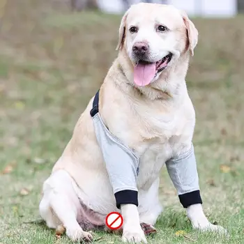 Скоба для передних ног собаки, Дышащий протектор для локтей собаки С дышащим ватным тампоном для собак, предотвращающий травмы, Товары для домашних животных