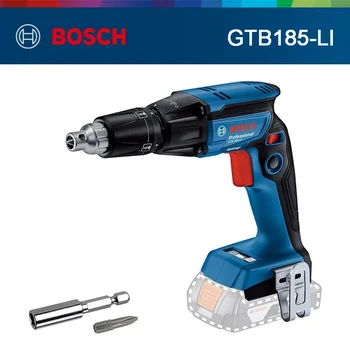 Bosch GTB 185-LI Профессиональный аккумуляторный шуруповерт для гипсокартона, Бесщеточная электрическая отвертка, Электроинструмент 18 В, Простой инструмент